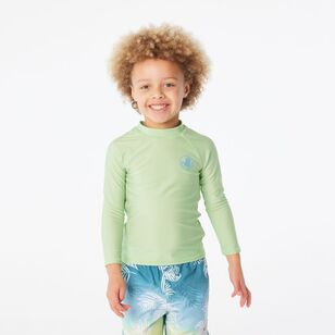 Body Glove Kids Surfboard Logo Rash Vest Green