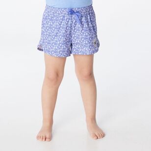 Body Glove Kids Bloom Swim Shorts Floral Blue