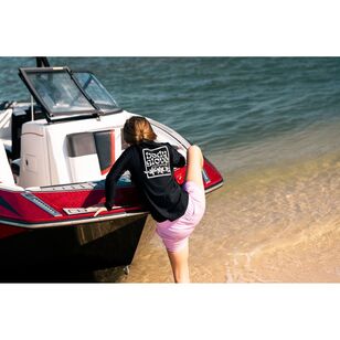 Body Glove Youth Girl's Long Sleeve Core Rash Vest Black