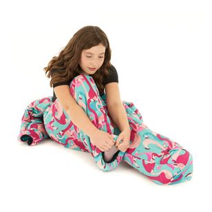 Selk'bag Kids Recycled Wearable Sleeping Bag Large Flamingo L