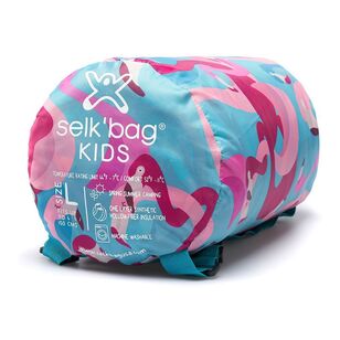 Selk'bag Kids Recycled Wearable Sleeping Bag Large Flamingo L