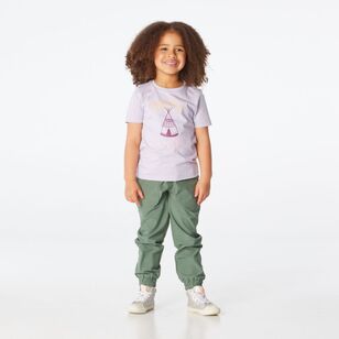 Cape Kids Girl's Good Earth Cotton Printed Tees Lavender