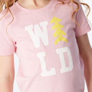 Cape Kids Girl's Good Earth Cotton Printed Tees Pink