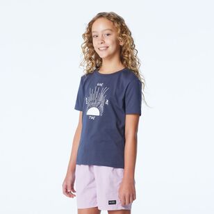 Cape Youth Girl's Good Earth Cotton Printed Tees Black