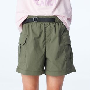 Cape Youth Utility Shorts Olive Green