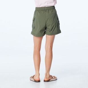 Cape Youth Utility Shorts Olive Green