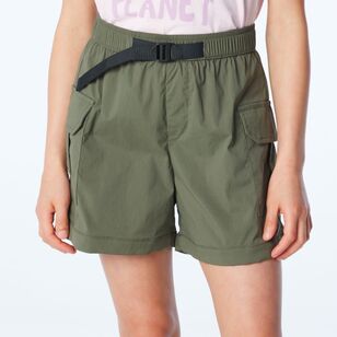 Cape Youth Utility Shorts Olive Green