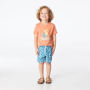 Cape Kids Volley Shorts Pineapples