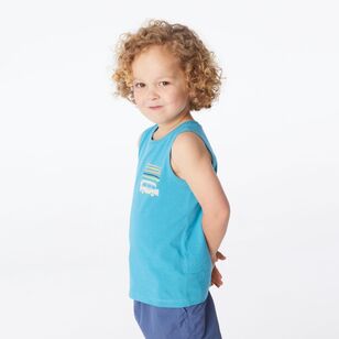 Cape Kids Muscle Tank Teal