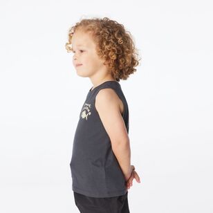 Cape Kids Muscle Tank Vintage Black