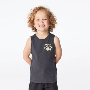 Cape Kids Muscle Tank Vintage Black