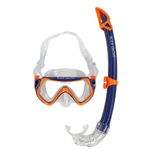 Body Glove Mantra 2 Piece Kids Snorkel Set Indigo & Orange