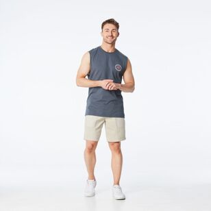 Body Glove Men's Muscle Tank Smoke