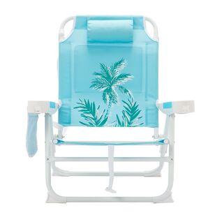 Life! Surf Beach Reclining Lounger Arm Chair Blue