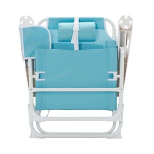 Life! Surf Beach Reclining Lounger Arm Chair Blue