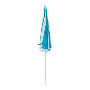 Life! Beach Days Beach Umbrella Teal & White 1.8 m