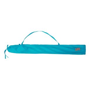 Life! Beach Days Beach Umbrella Teal & White 1.8 m