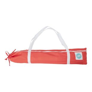 Life! Oasis Easy-Pack Beach Umbrella Red Stripe 1.7 m