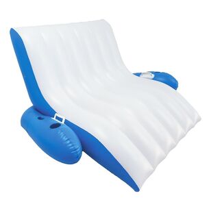 We Love Summer 2-Person Lounger Pool Float Multicoloured