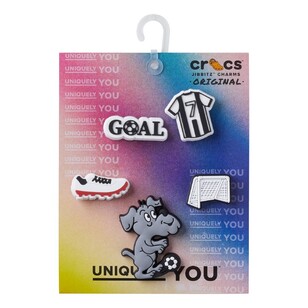 Crocs Soccer Goal Jibbitz 5 Pack Multicoloured