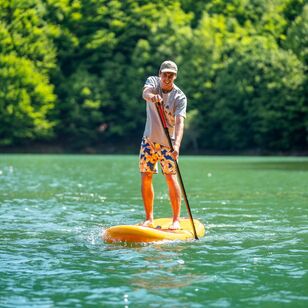 Aqua Marina Fusion 10'10" Inflatable Stand Up Paddleboard Yellow 10 ft 10 in