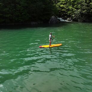 Aqua Marina Fusion 10'10" Inflatable Stand Up Paddleboard Yellow 10 ft 10 in