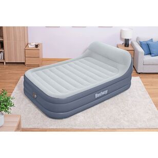 Bestway Tritech Queen Air Mattress Headboard With Pump