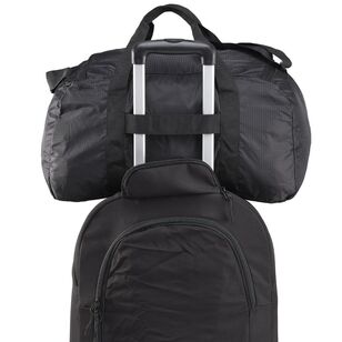 Caribee Folding 37L Travel Duffle Bag Black