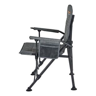 Oztrail Getaway Hard Arm Chair Grey