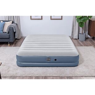 Bestway Tritech Rechargeable Queen Air Mattress with Pump Blue Queen