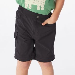 Cape Kids Cargo Convertible Pants Black