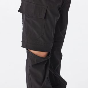 Cape Kids Cargo Convertible Pants Black