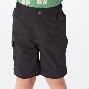 Cape Kids Cargo Convertible Pants Black