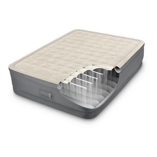 Intex Queen PremAire II Elevated Air Mattress with Digital Control and Built-in Pump