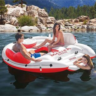 Intex Marina Breeze Island Float White & Red