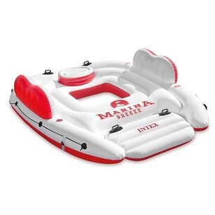 Intex Marina Breeze Island Float White & Red