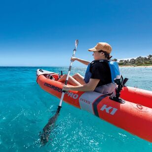 Intex Excursion Pro K1 Inflatable Kayak Red & White