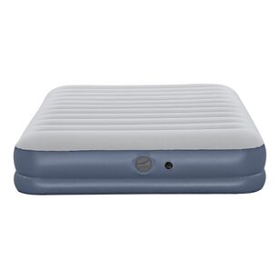 Bestway Nightright II Queen Air Mattress with Pump Blue Queen