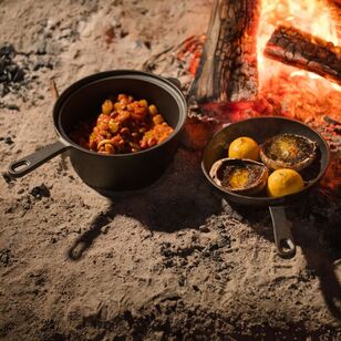 Campfire 2.5 Quart Saucepan With Skillet Lid