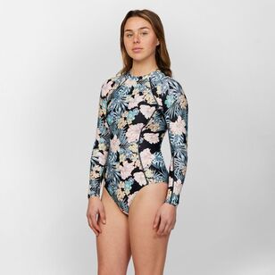 O'Neill Women's Laney Back Zip Long Sleeve Surfsuit Macaw