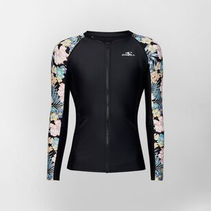 O'Neill Women's Laney Full Zip Long Sleeve Rash Vest Macaw