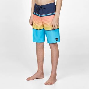 O'Neill Youth Lennox Striped Boardshorts Aquarius