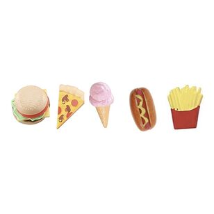 Crocs Mini 3D Food Jibbitz 5 Pack Multicoloured