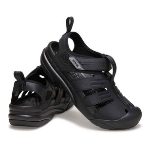 Crocs Men's Yukon Fisherman Sandals Black