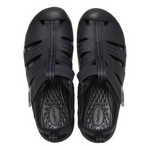 Crocs Men's Yukon Fisherman Sandals Black