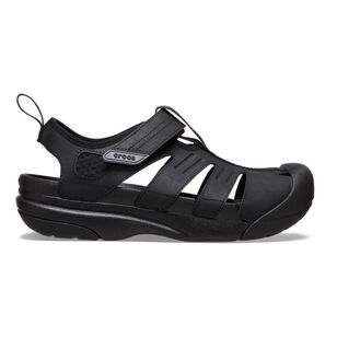 Crocs Men's Yukon Fisherman Sandals Black