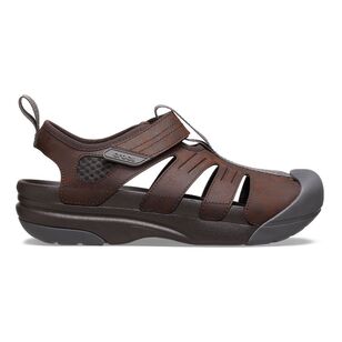 Crocs Men's Yukon Fisherman Sandals Espresso