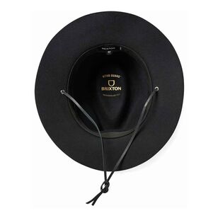 Brixton Men's Wesley Weather Guard™ Packable Fedora Black