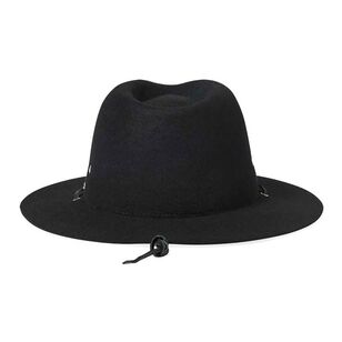 Brixton Men's Wesley Weather Guard™ Packable Fedora Black