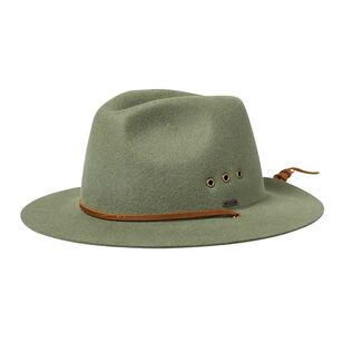 Brixton Men's Wesley Weather Guard™ Packable Fedora Light Moss